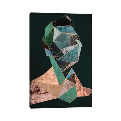 Man Cubism Diptych II by Danilo de Alexandria - Wrapped Canvas Graphic Art Print - Image 0