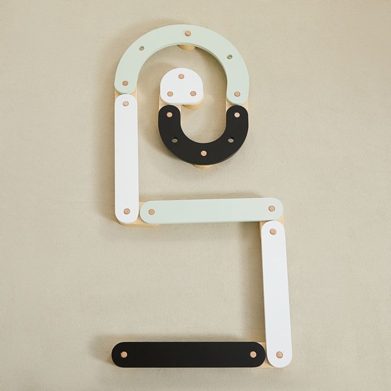 Wonder & Wise by Asweets Kids Wooden Balance Beam Toy - Image 3