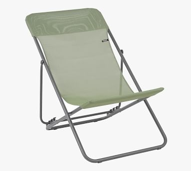 Lafuma Maxi Transat Folding Sling Lounge Chair, Set Of 2, Magnolia - Image 1