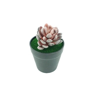 3" Artificial Succulent Plant in Pot - Image 0