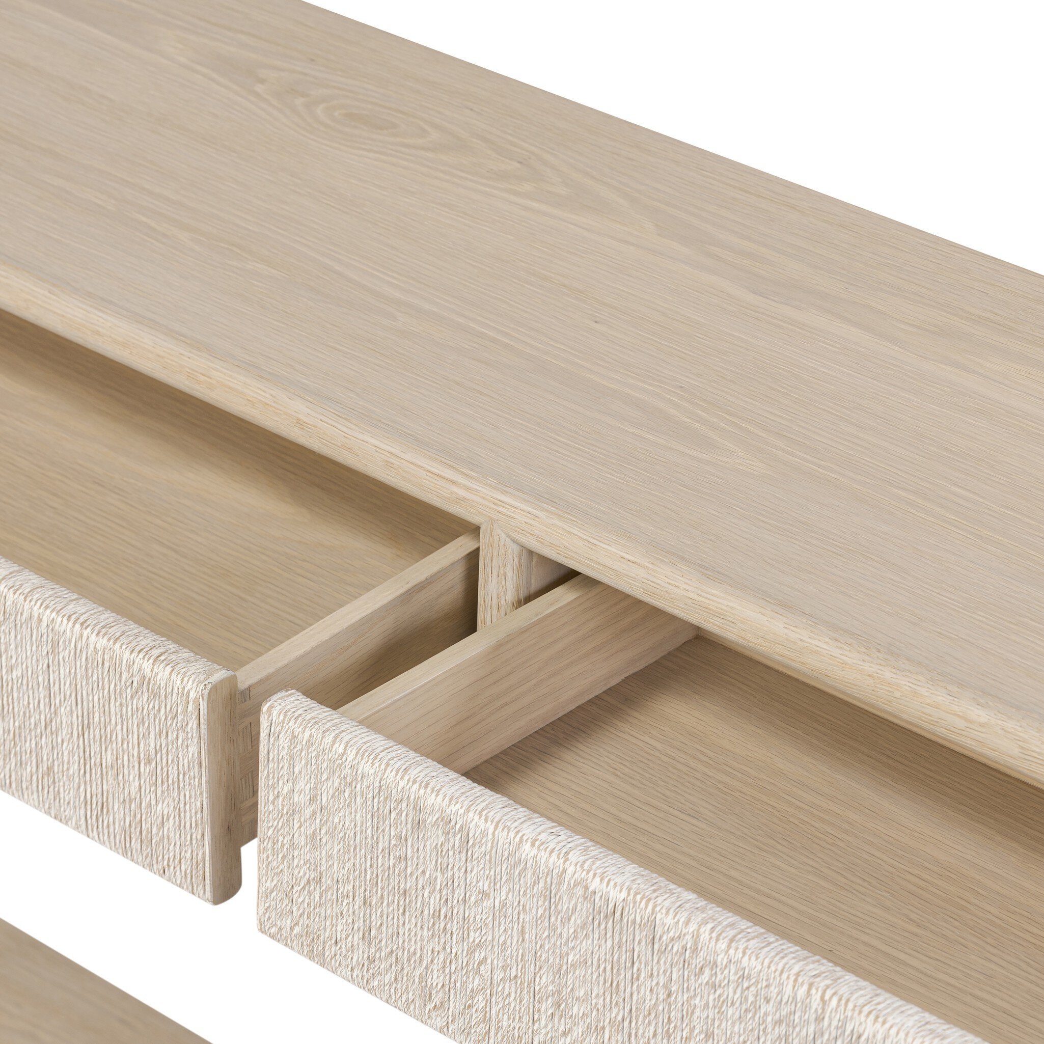 Rosenell Console Table - 60" - Natural Oak Solid - Image 14