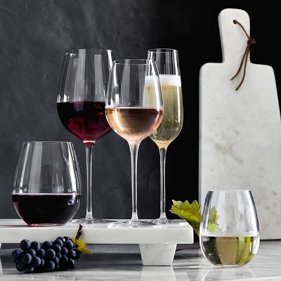 Williams Sonoma Reserve Stemless Chardonnay Wine Glasses, Set of 12 - Image 2