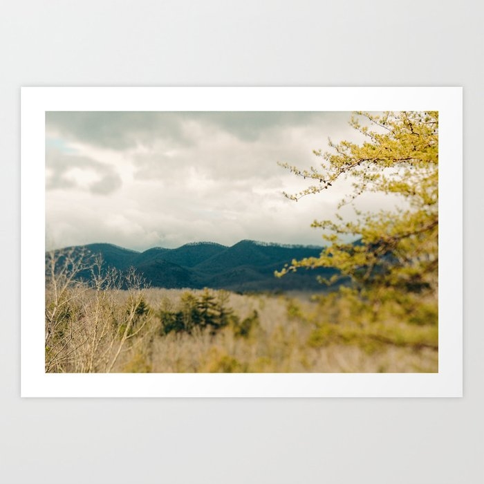 Early Spring In The Mountains - North Carolina Blue Ridge Landscape Photograph Art Print by Olivia Joy St Claire X  Modern Photograp - Large - Image 0