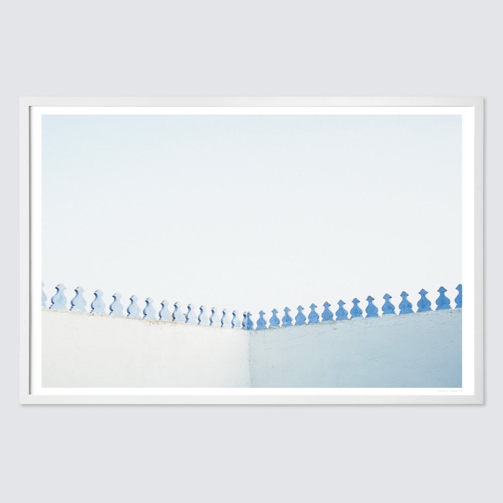 The Citizenry Blue City .02 Wall Art Natural Frame | 30" x 45" - Image 2