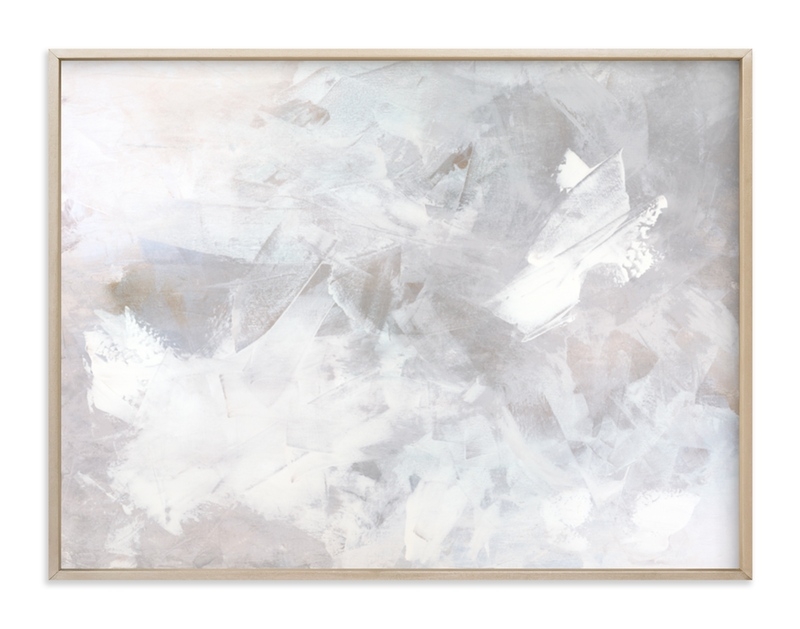Melody In White Art Print - Image 0