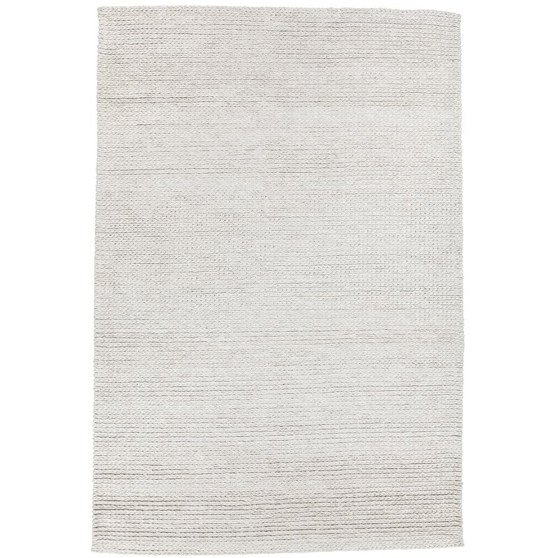 Chloe Hand-Woven Silver Area Rug Rug Size: Rectangle 5' x 7'6" - Image 0