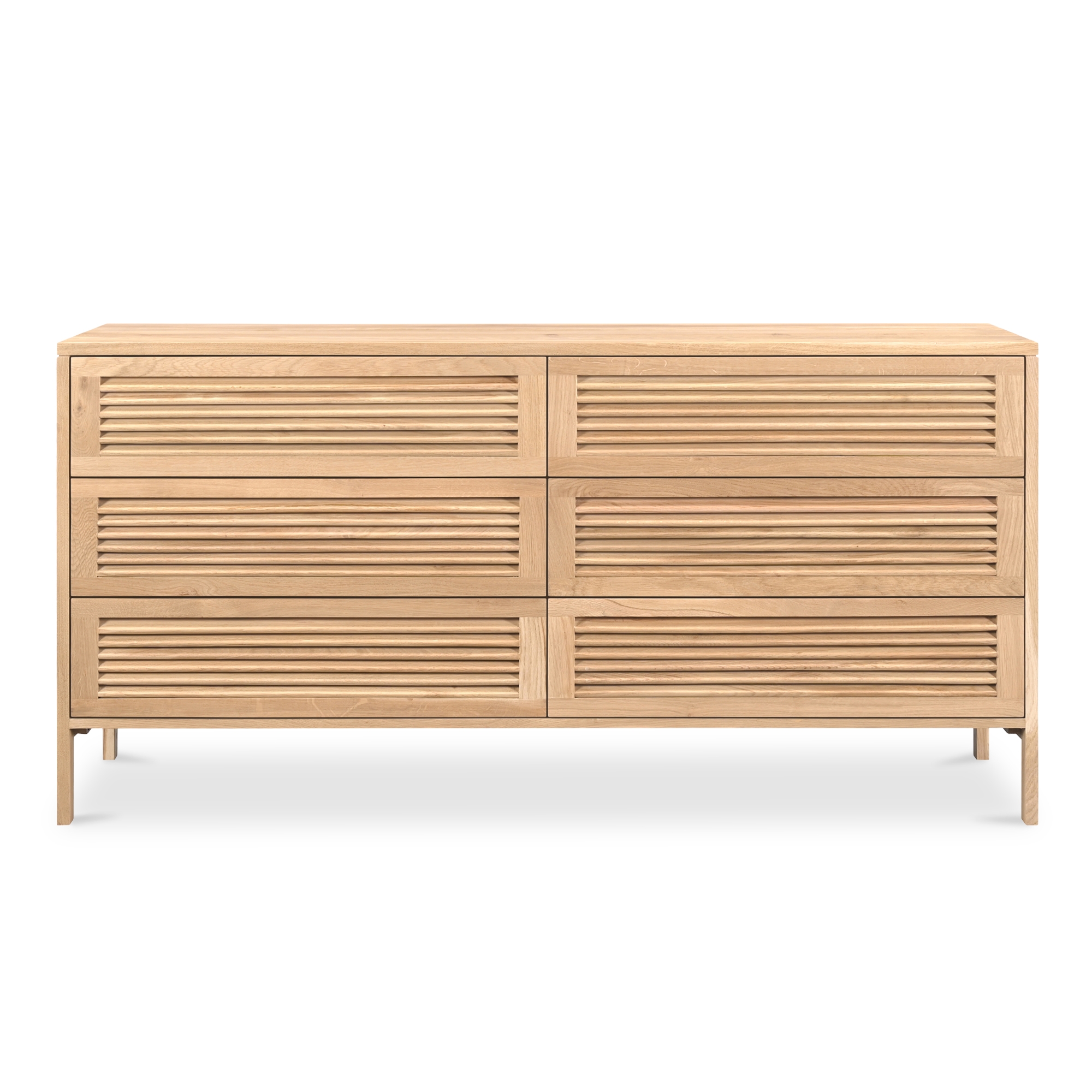 Teeda 6 Drawer Dresser Natural - Image 0