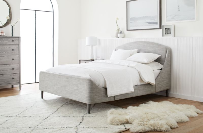Lafayette Mist Upholstered King Bed - Image 4