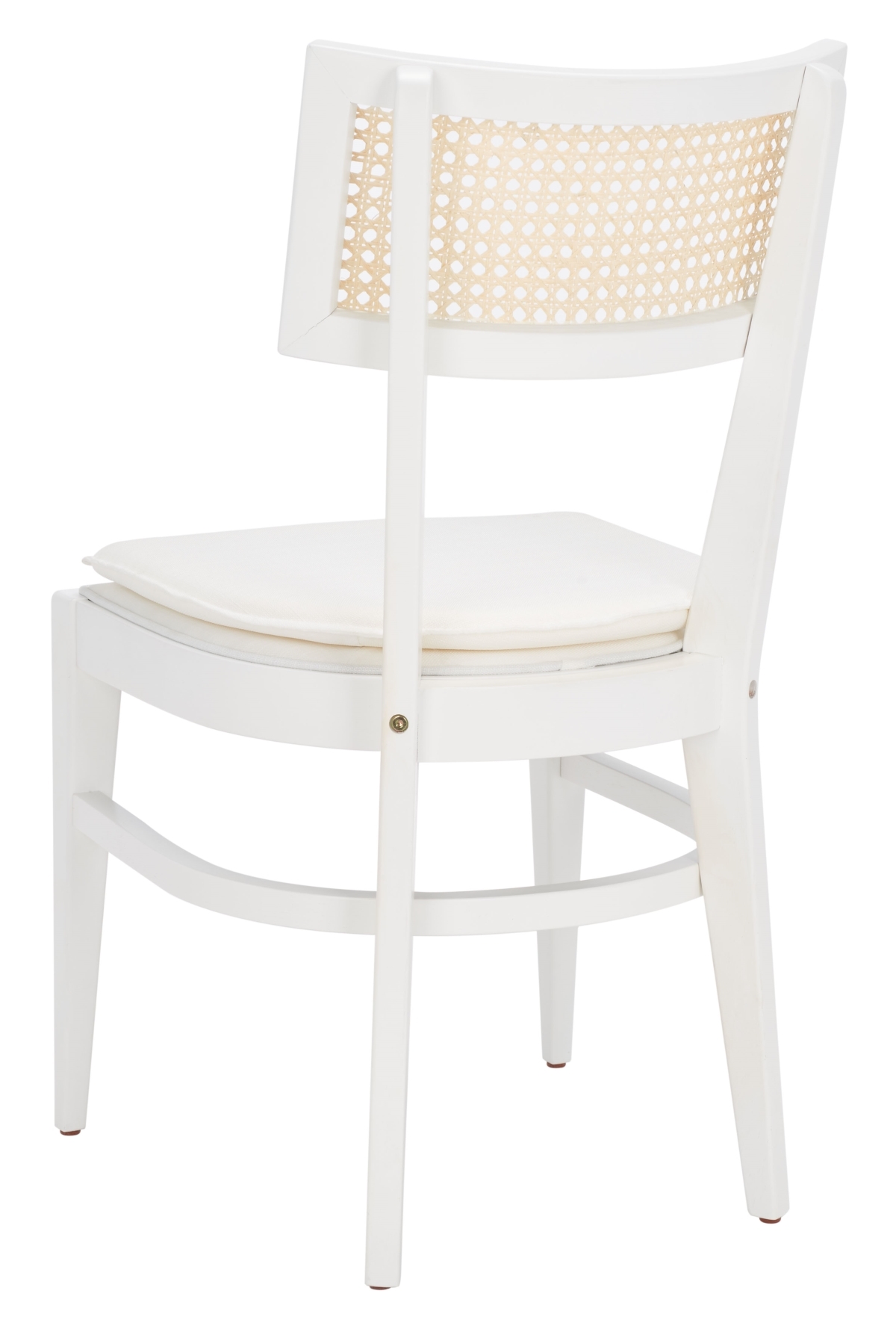 Galway Cane Dining Chair - White / Natural - Safavieh - Image 4