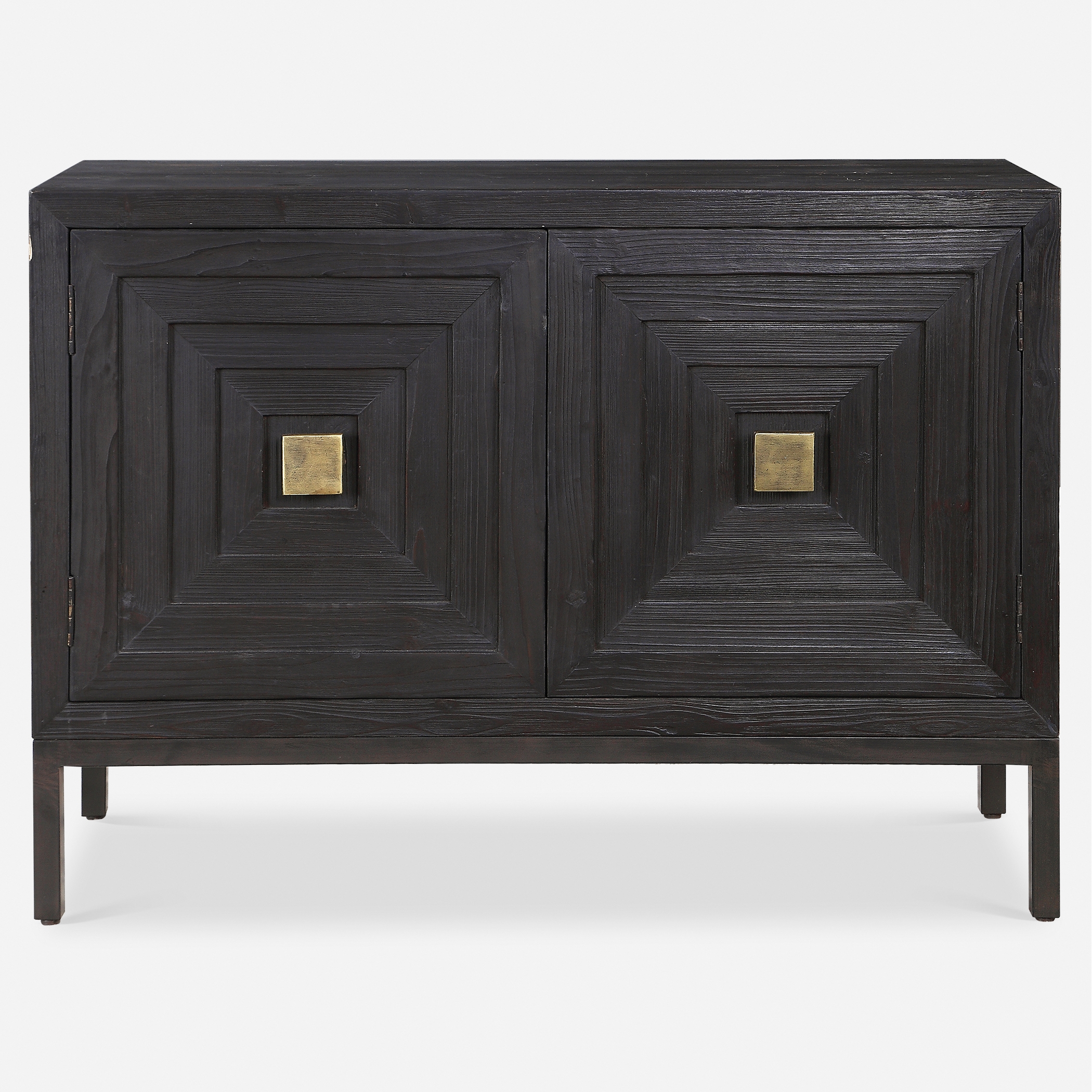 Aiken Dark Walnut 2 Door Cabinet - Image 0