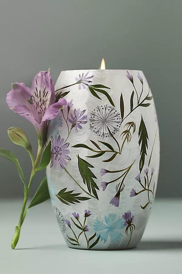 Mari Fruity Hibiscus & Pink Guava Glass Candle - Image 0