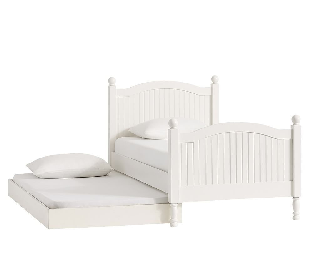 Catalina Trundle, Simply White, In-Home Delivery - Image 0