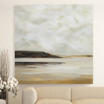 Cloudy Coast I by Victoria Borges - Picture Frame Painting Print on Canvas - Image 0