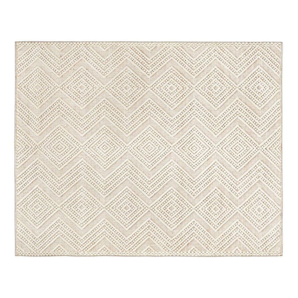 Carina 8 x 10 Rug - Textured Ivory - Image 0