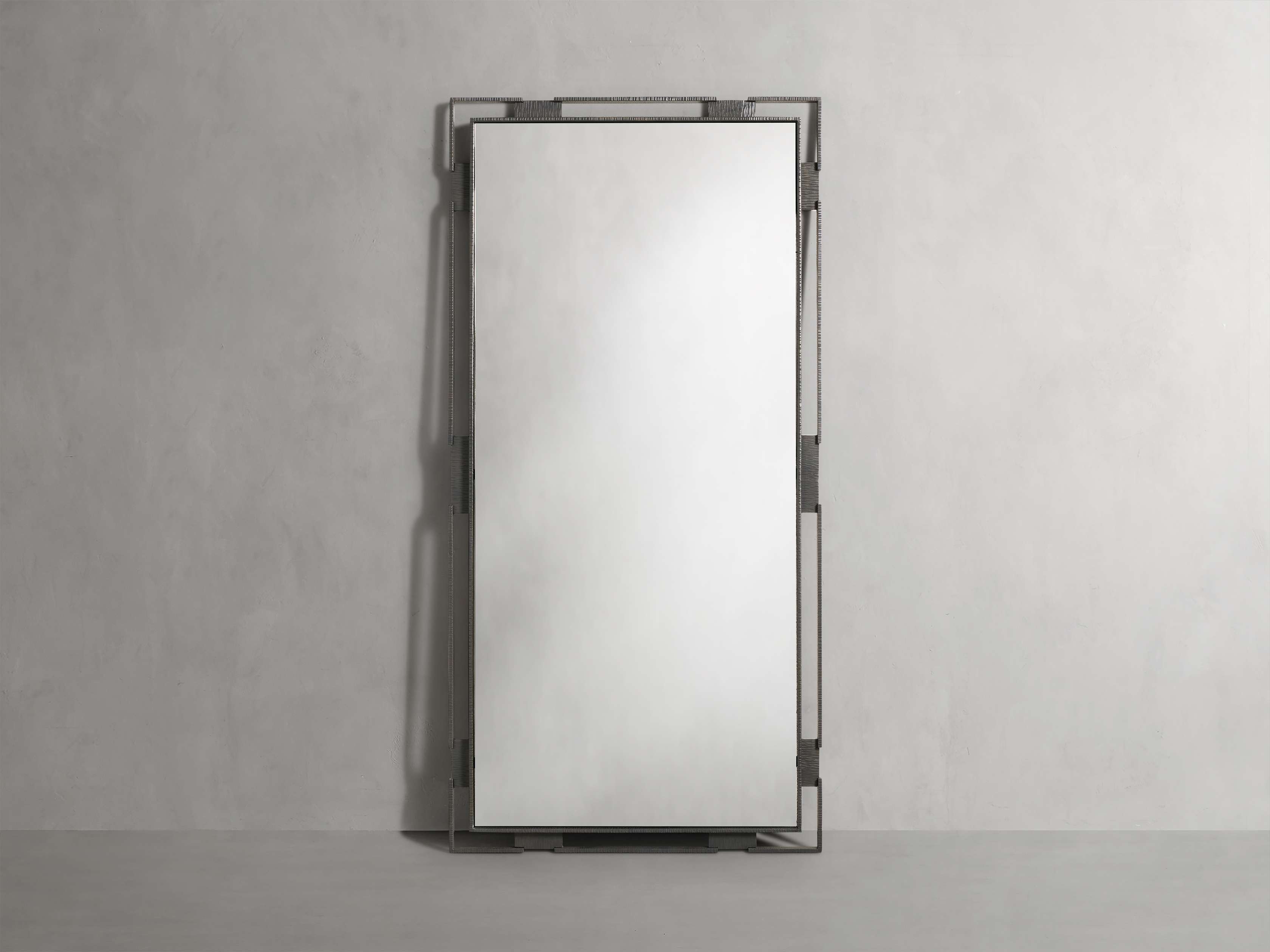 Caelum Floor Mirror in Metal Black - Image 0