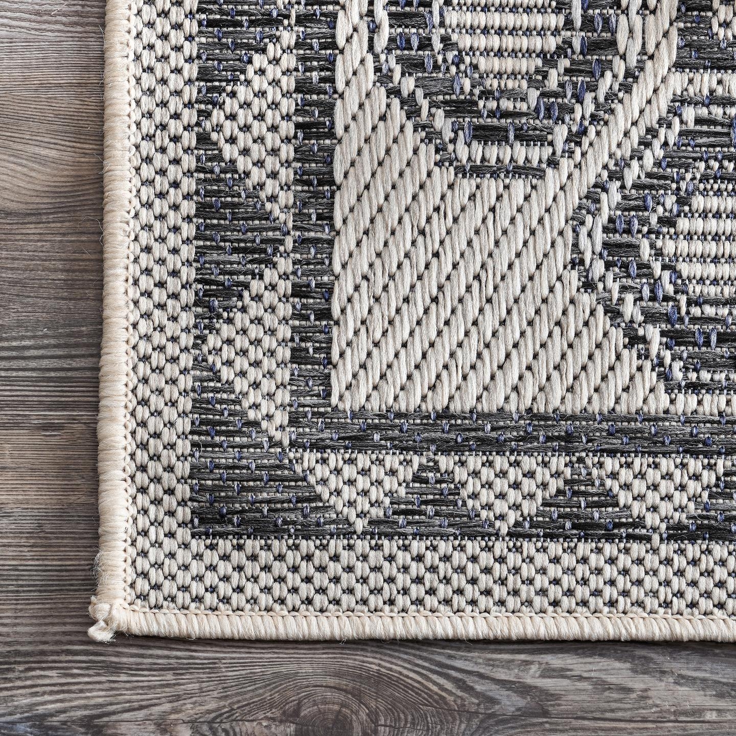 Annika Aztec Iris Indoor/Outdoor Area Rug - Image 2