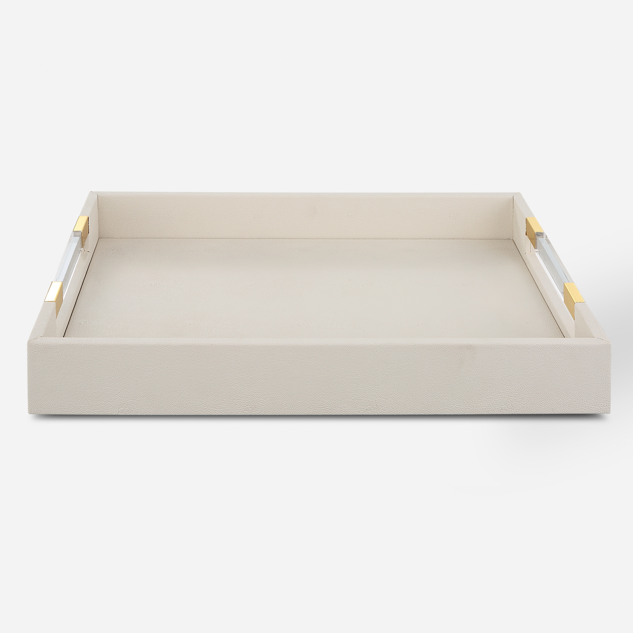 Wessex White Shagreen Tray - Image 1