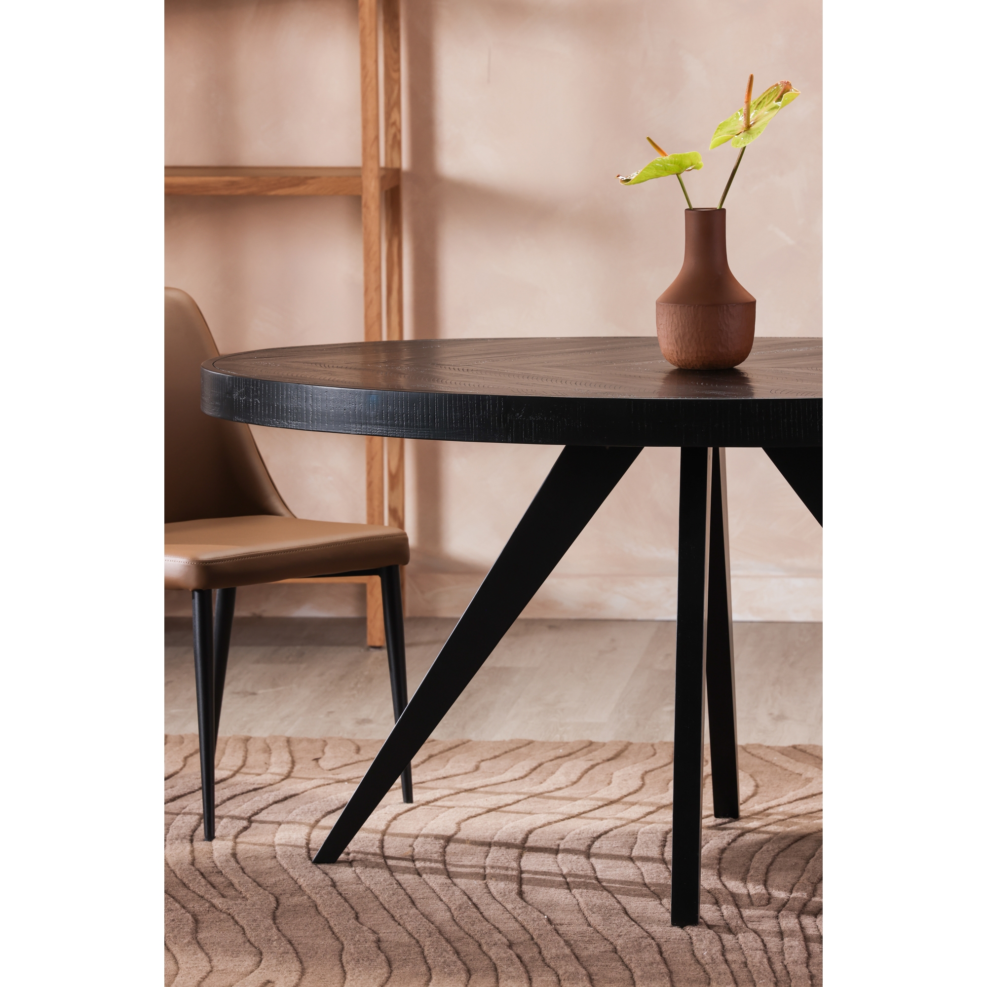Parq Oval Dining Table Black - Image 8
