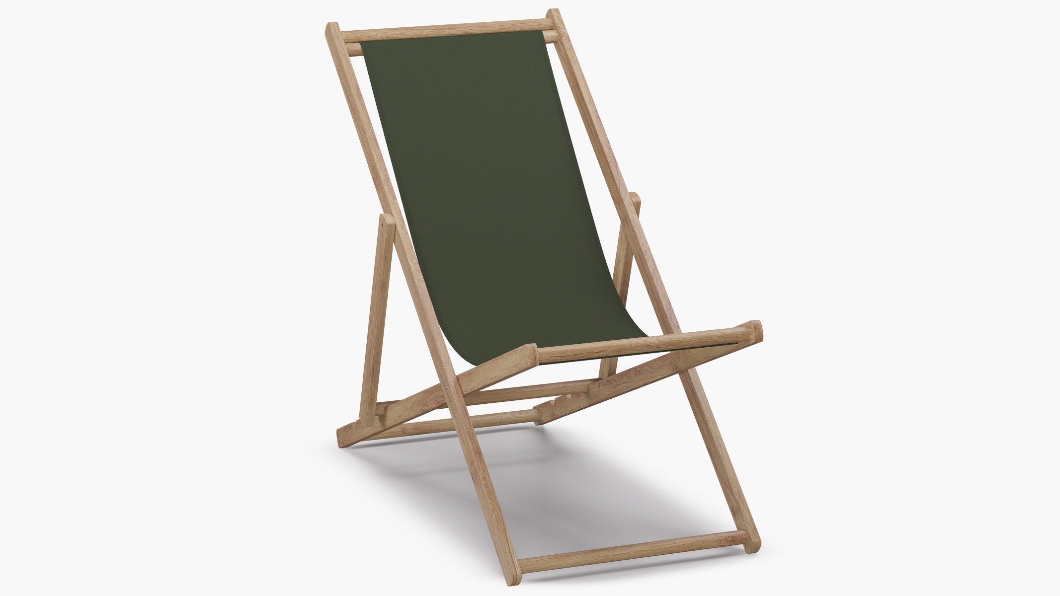 Teak Cabana Chair, Olive - Image 0