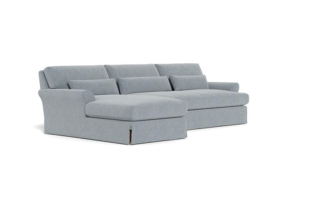 Maxwell Slipcovered Sectional Sofa with Left Chaise by Apartment Therapy - Image 1