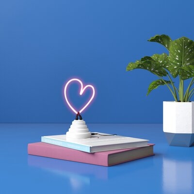Heart Tabletop Neon Sign - Image 0