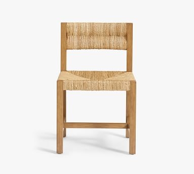 Malibu Woven Dining Chair, Honey - Image 0