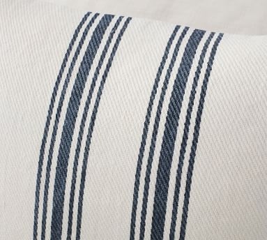 Modern Stripe Blue Pillow Cover Set - Image 1