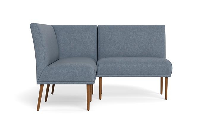 Dorian Upholstered Petite Left Banquette with Tufting Option - Image 0