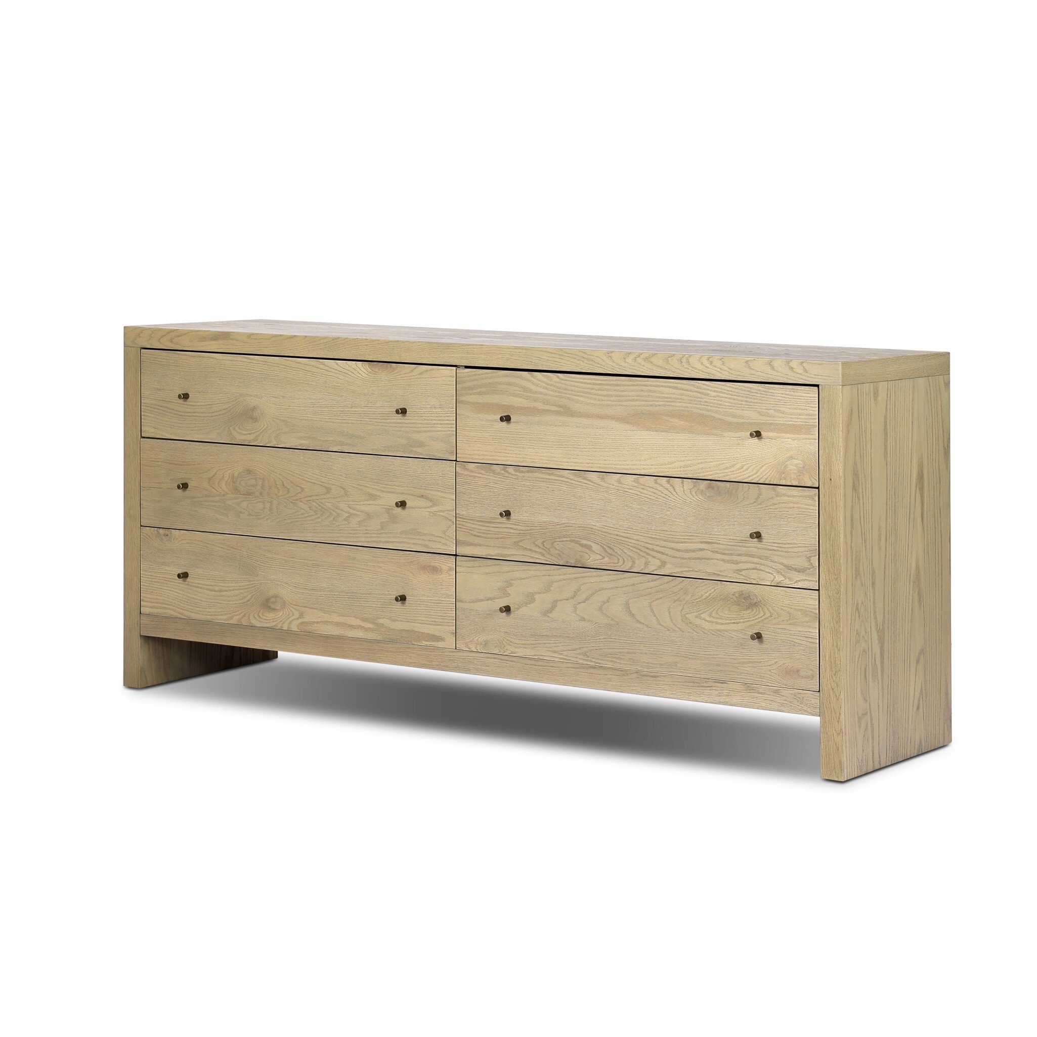 Torrington 6 Drawer Dresser - Sandy Oak Resawn - Image 1