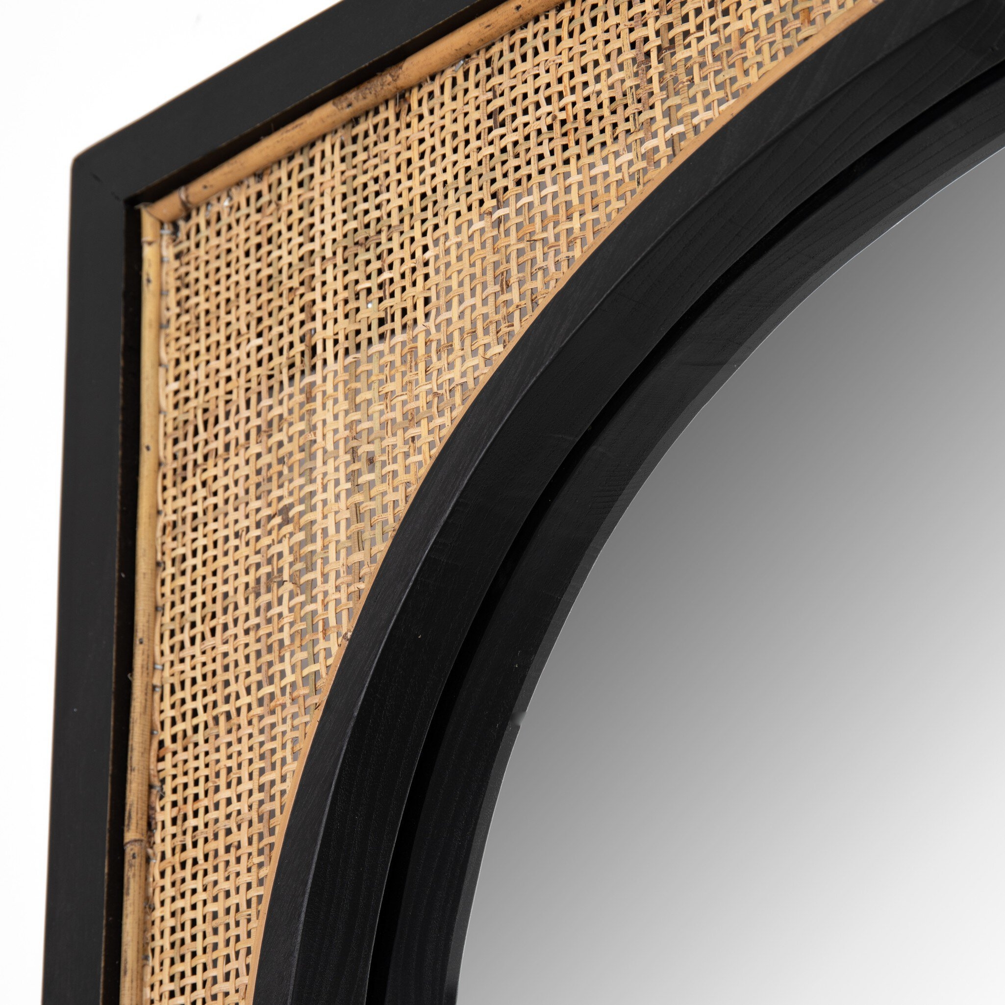 Candon Floor Mirror - Ebony Black - Image 2