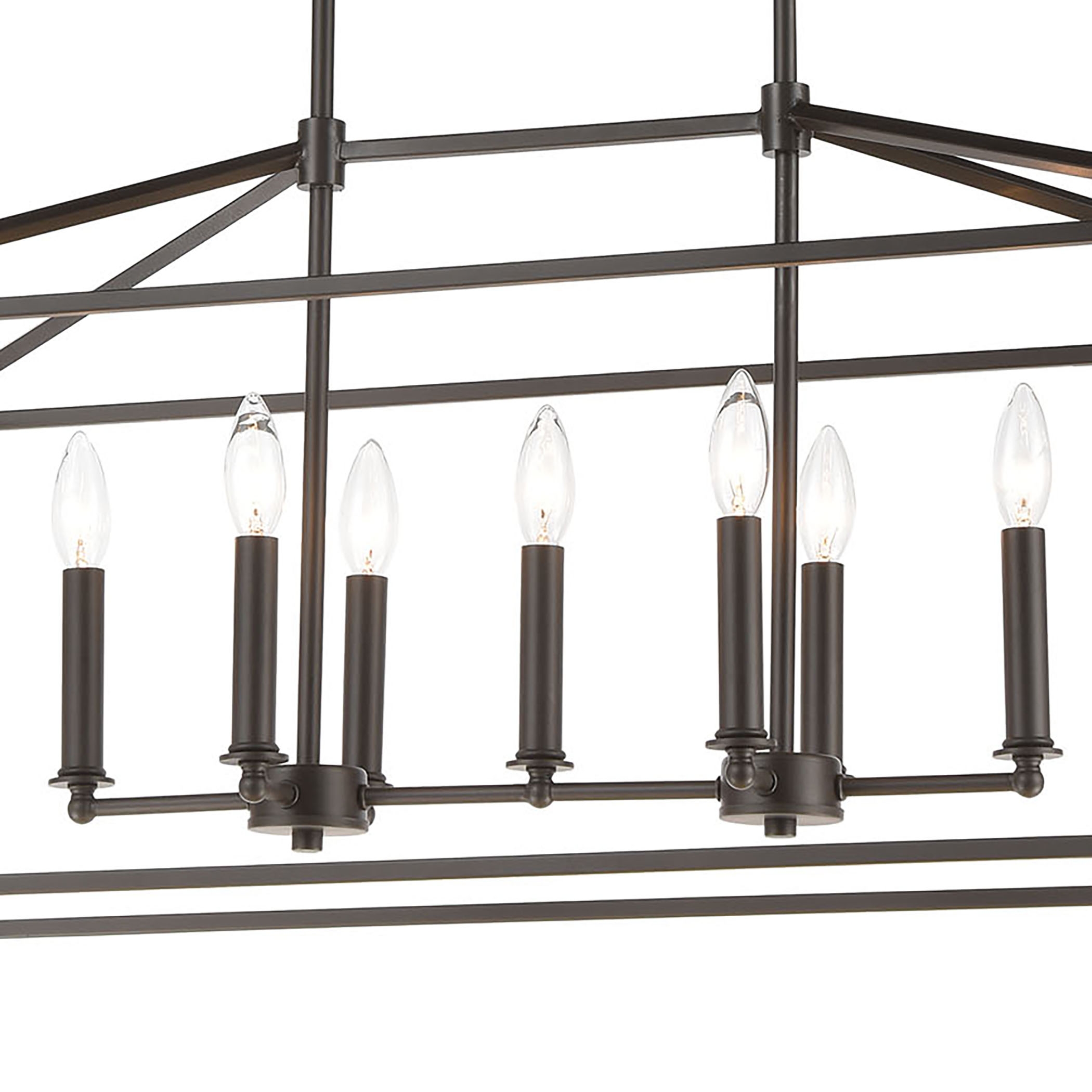 Fairfax 36'' Wide 7-Light Linear Chandelier - Oil Rubbed Bronze - Image 2