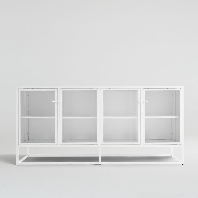 Casement White Large Metal Sideboard - Image 0