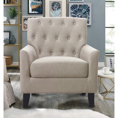 Rosas 30" W Tufted Polyester Armchair - Image 0