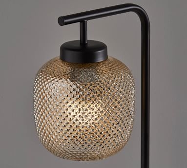 Rosalynn Glass Task Table Lamp, Dark Bronze - Image 5