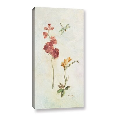 'Wild Wall Flowers II' - Painting Print on Canvas - Image 0