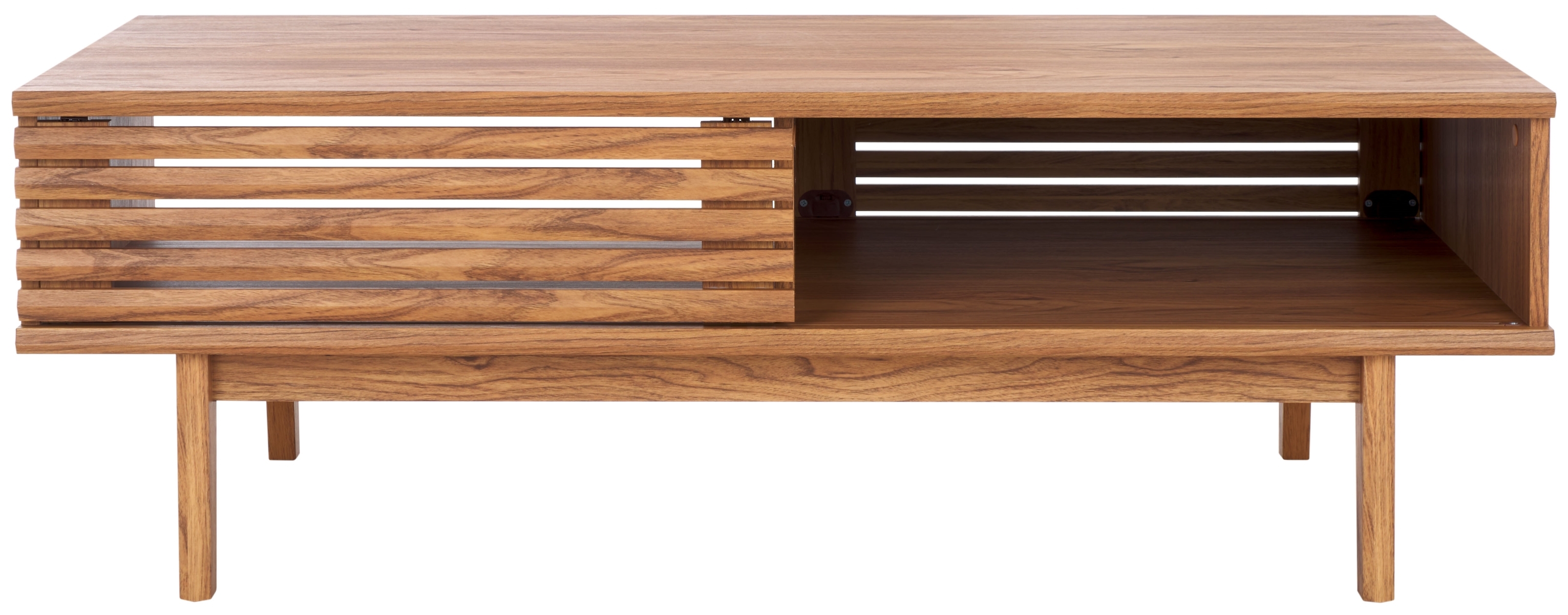 Aricia 2 Door Coffee Table - Oak - Safavieh - Image 0