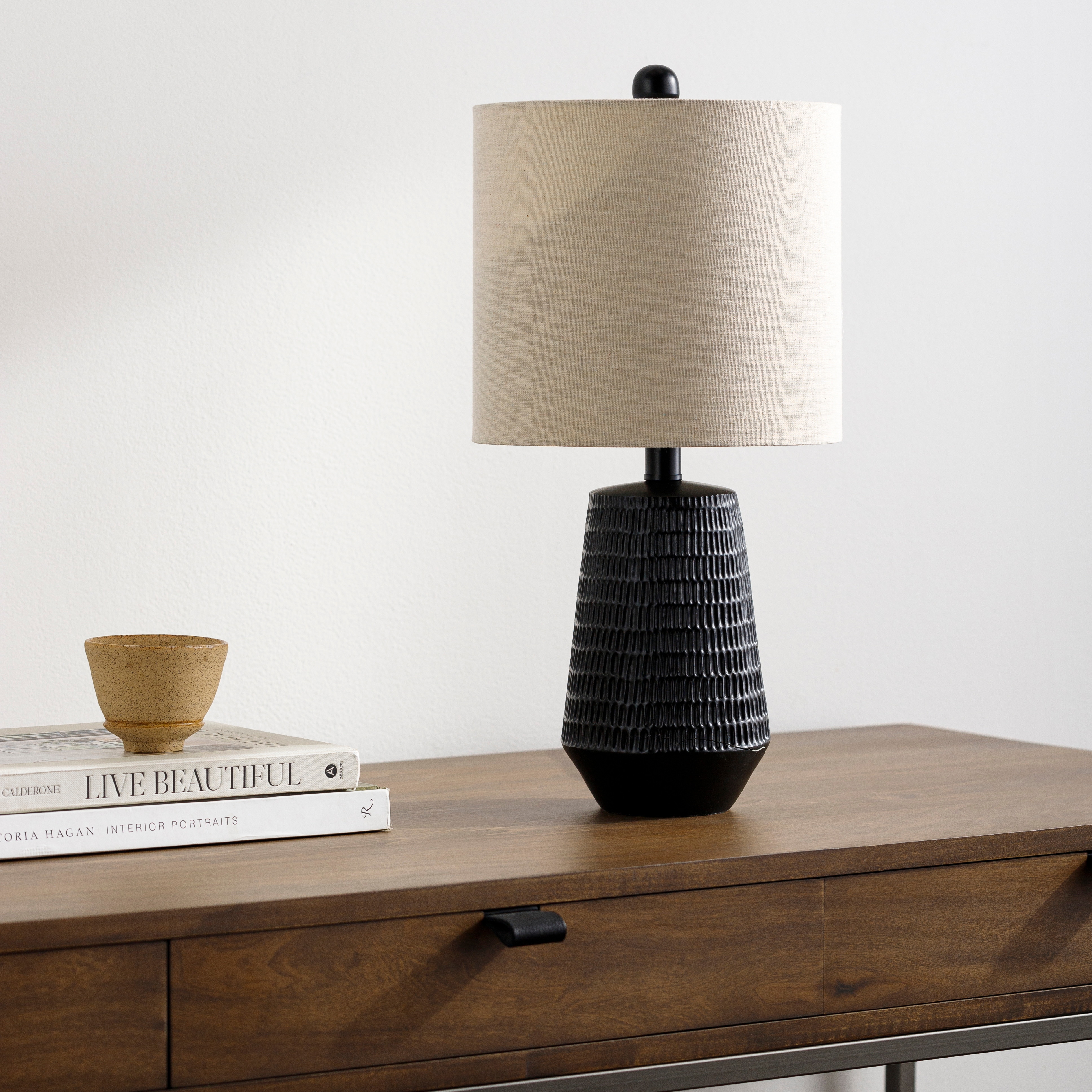 Livabliss Leipzig  Textured 21"H x 10"W x 10"D Accent Table Lamp - Image 1