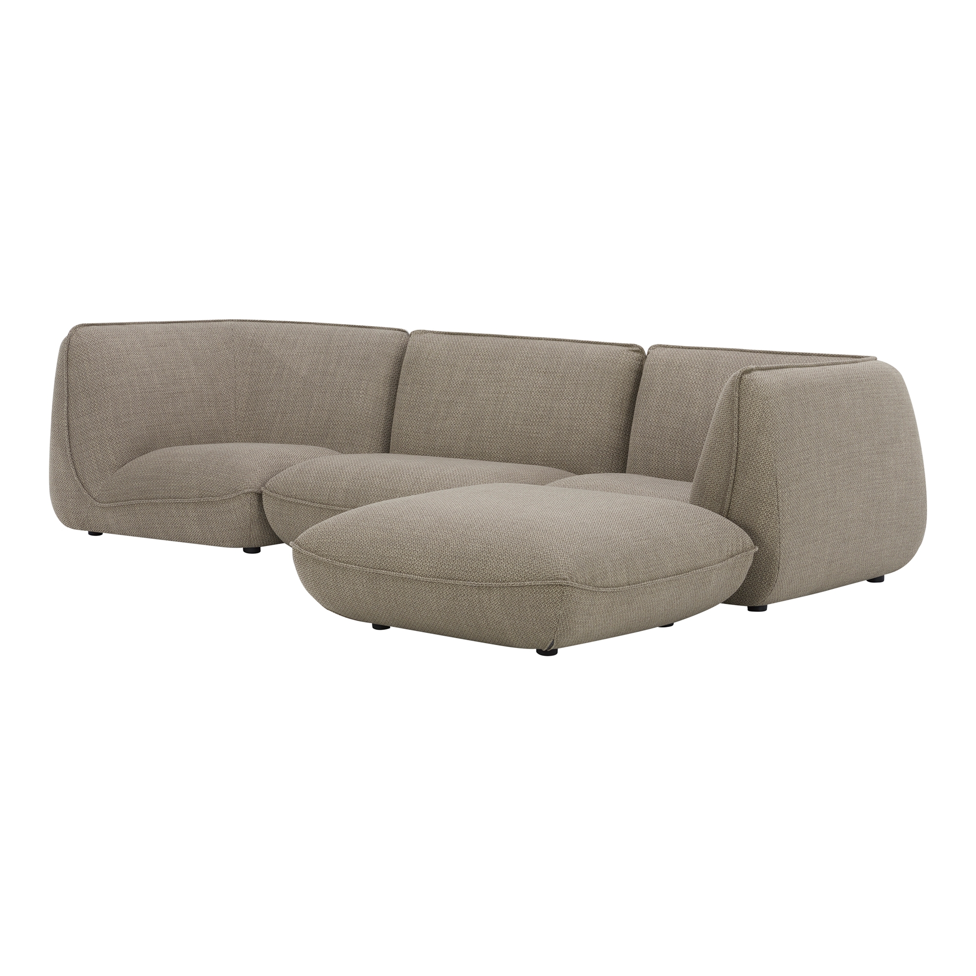 Zeppelin Lounge Modular Sectional Speckled Pumice - Image 2