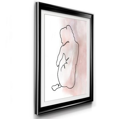 Figure Sketch III - Picture Frame Graphic Art Print on Paper - Image 0