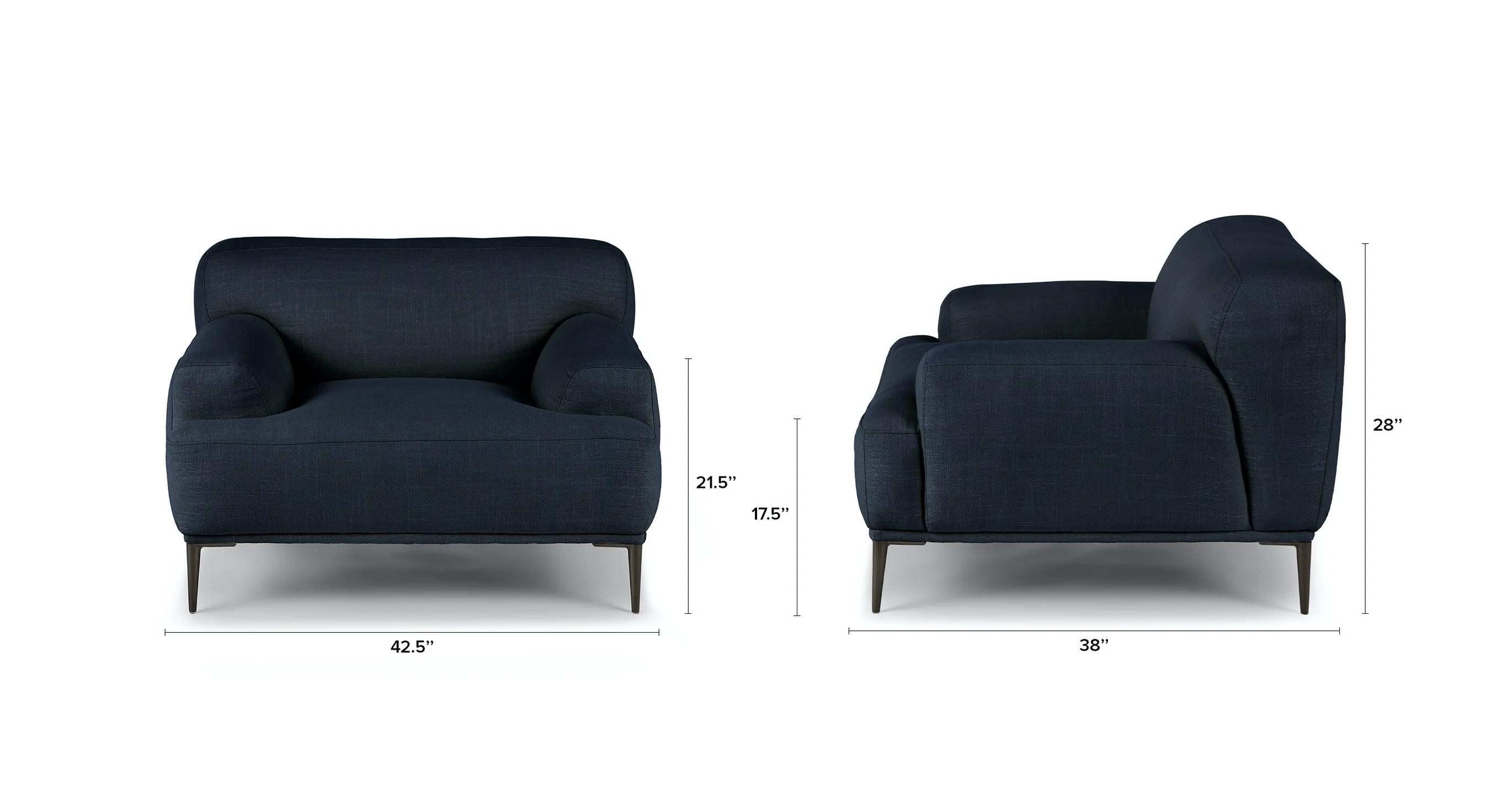 Abisko Aurora Blue Lounge Chair - Image 9