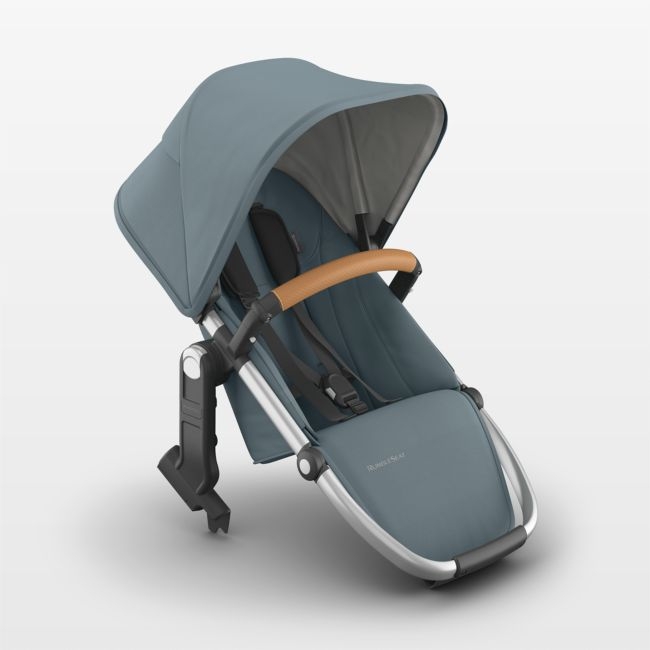 UPPAbaby ® RumbleSeat V3 Callum Stone Blue with Silver Frame Baby Stroller Seat - Image 0