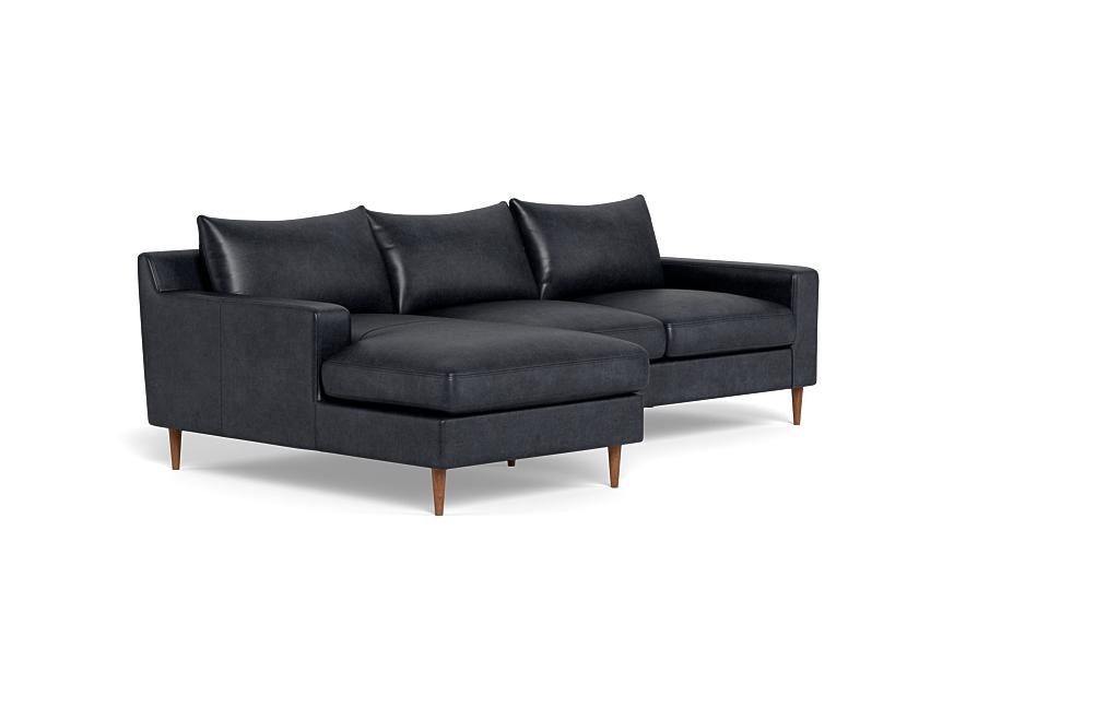 Sloan Leather Left Chaise Sectional - Image 1