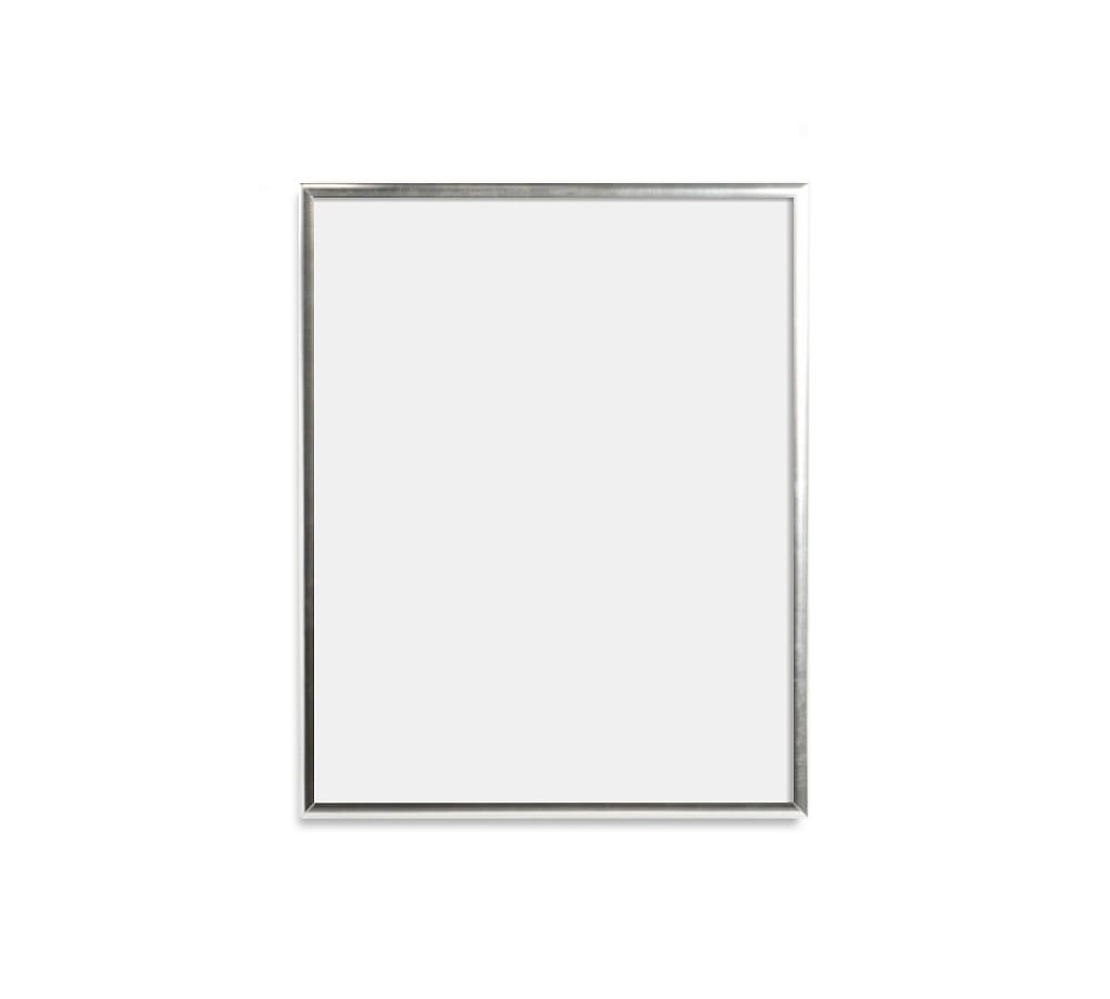 Thin Metal Gallery Frame, No Mat, 8x10 - Bright Silver - Image 0