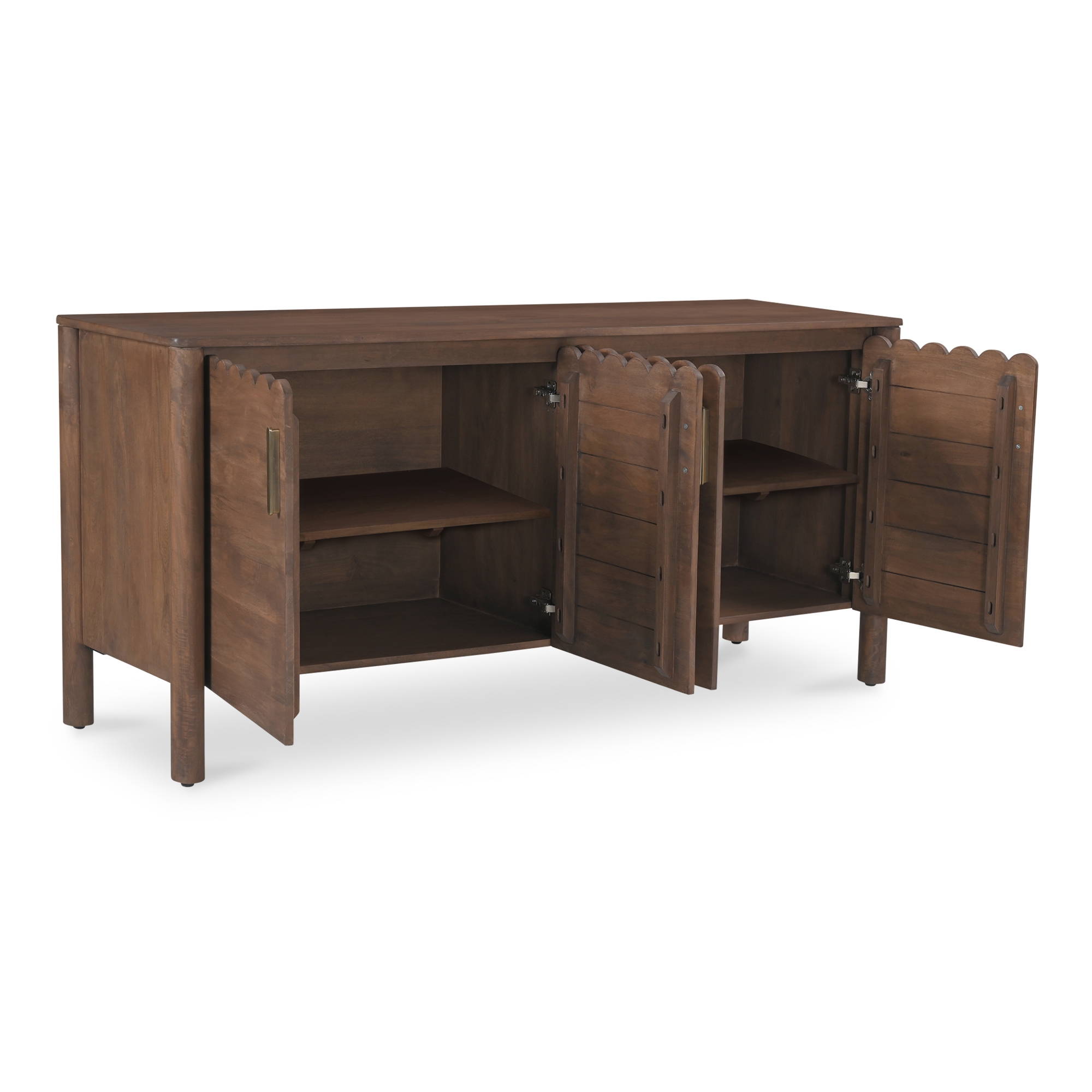 Wiley 4 Door Sideboard Vintage Brown - Image 2