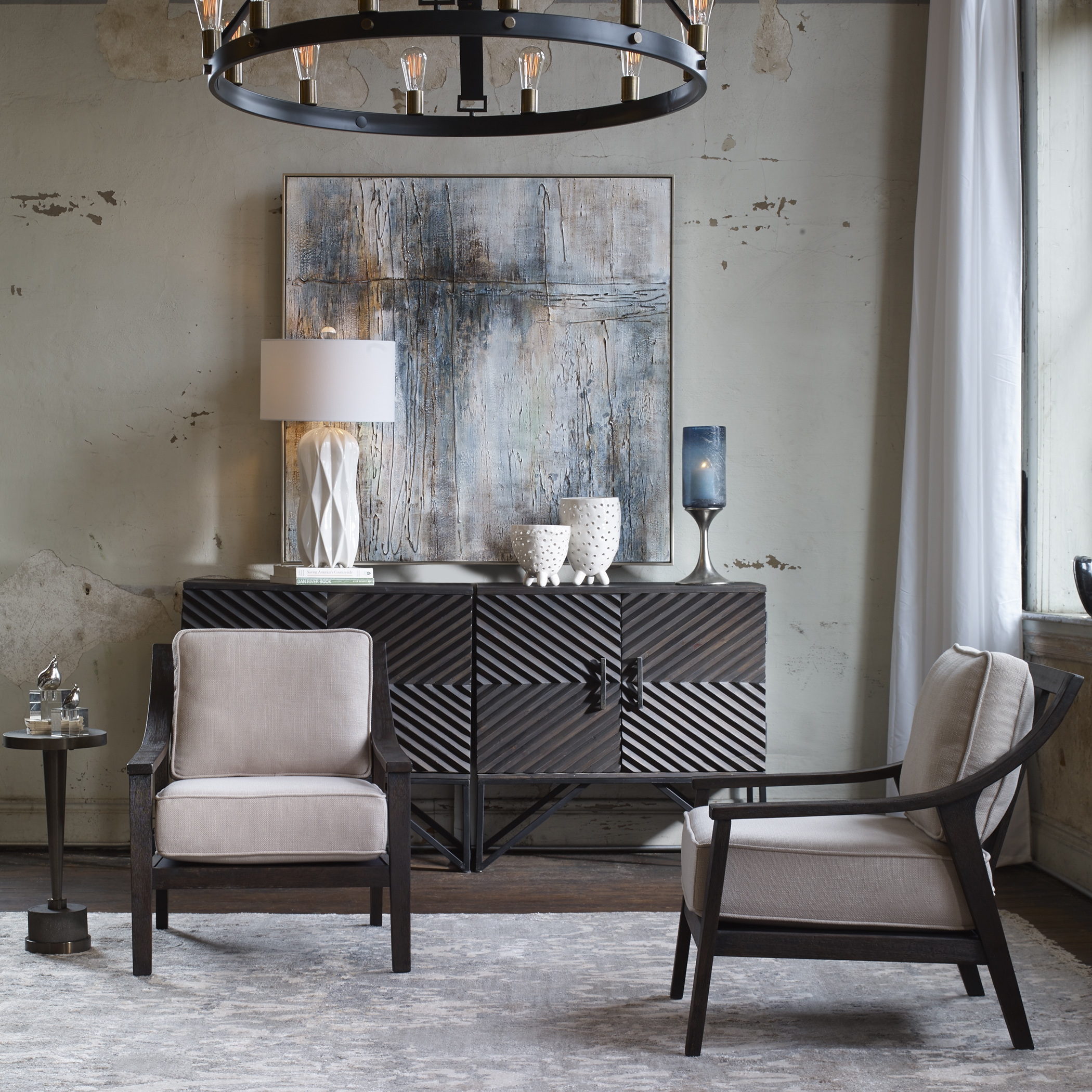 Zadie Ebony Accent Cabinet - Image 2