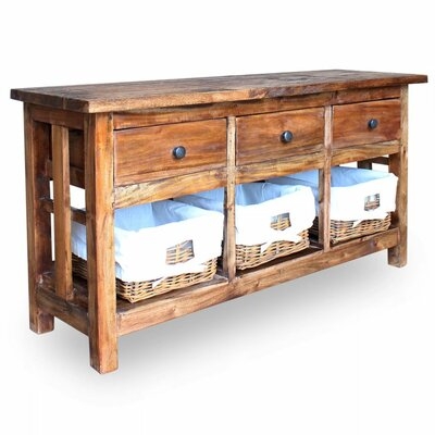 Tana 39.37" Solid Wood Console Table - Image 0