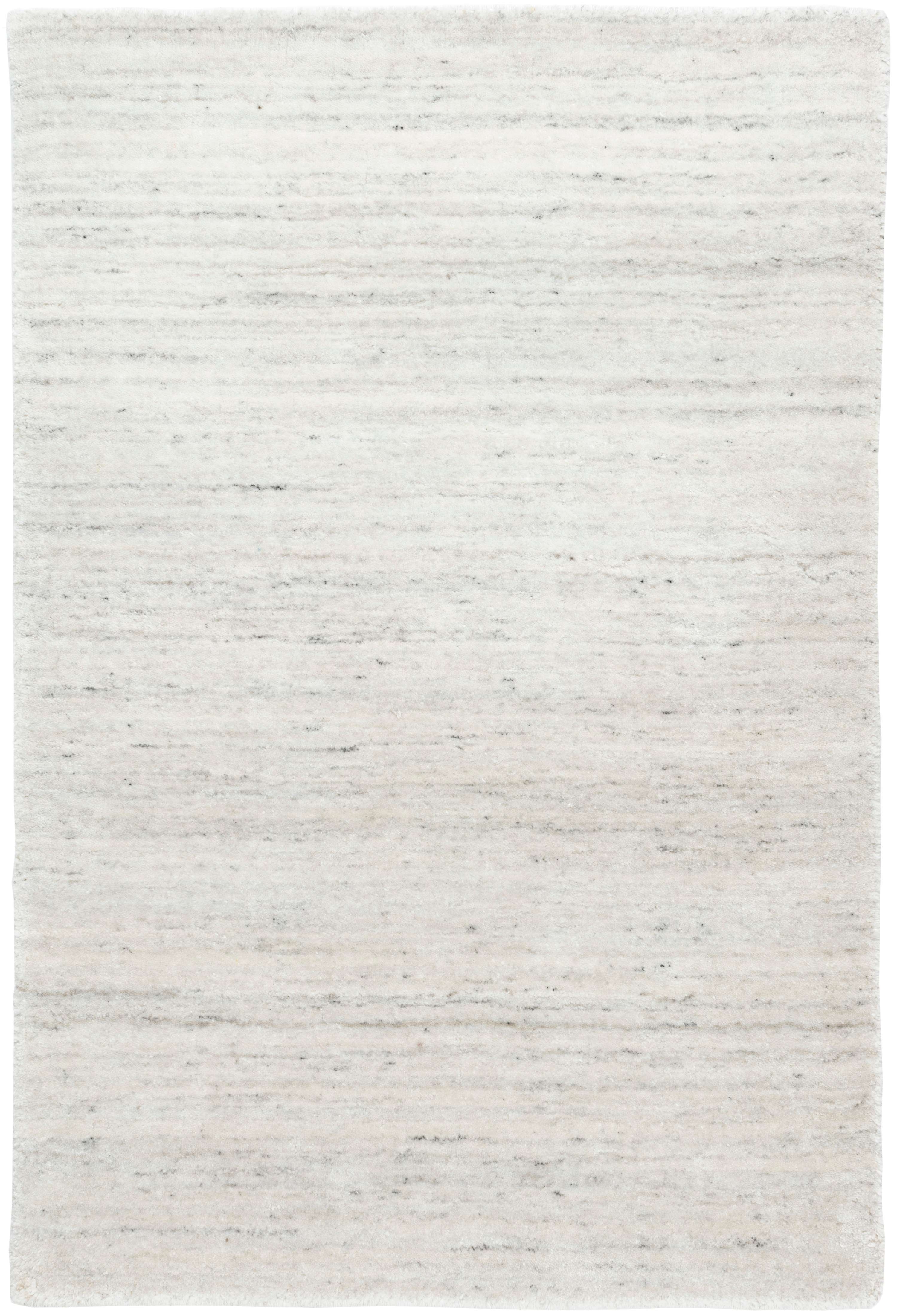 Nordic White Hand Loom Knotted Rug - Image 0