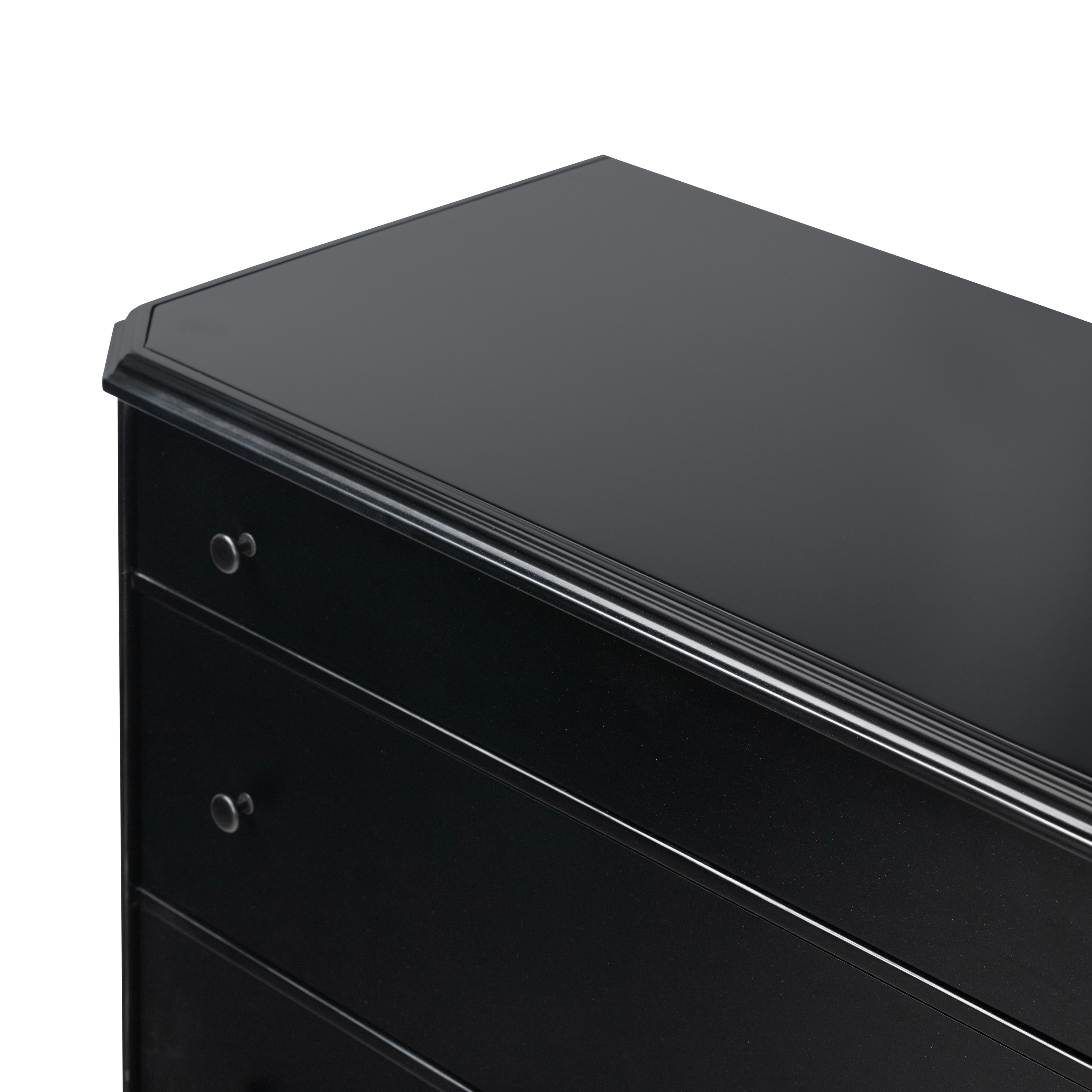 Lendon 3 Drawer Dresser-Black - Image 8