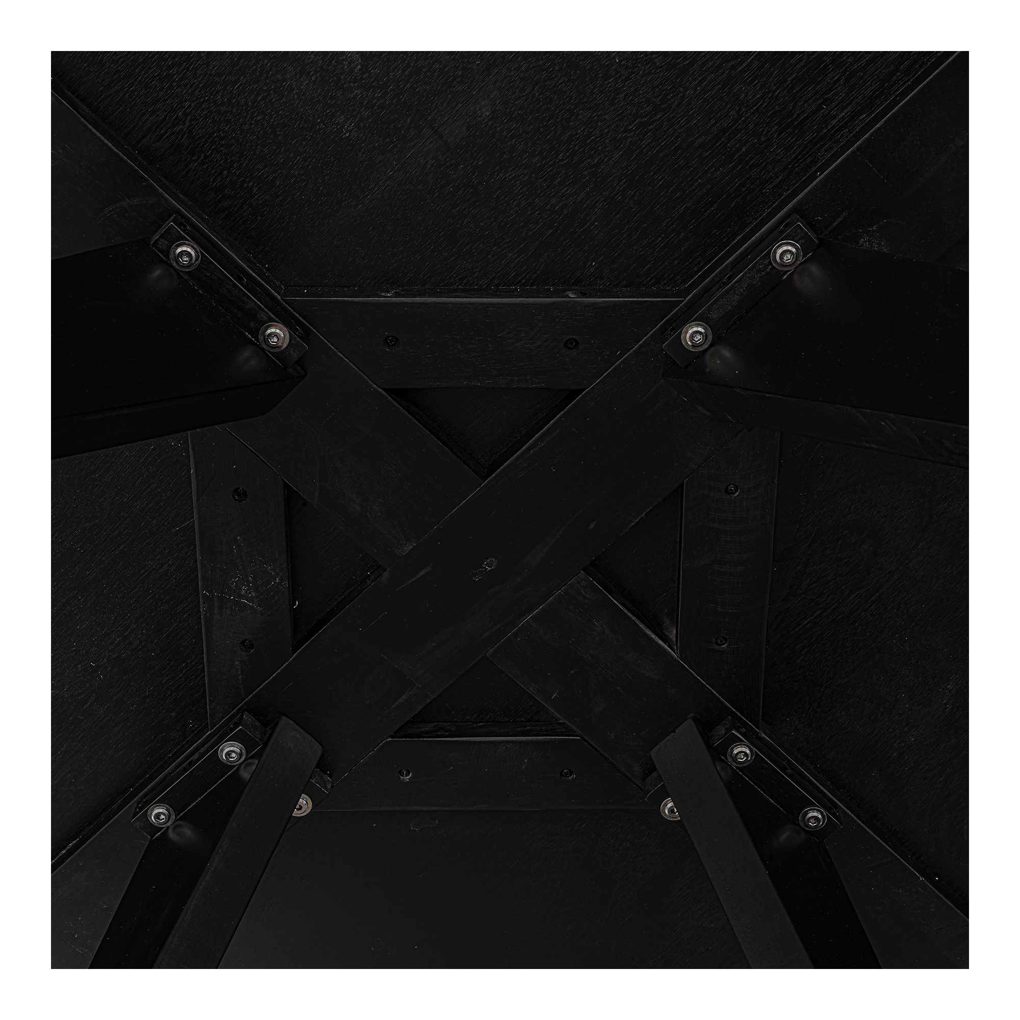 Parq 60 Inch Round Dining Table Black - Image 5