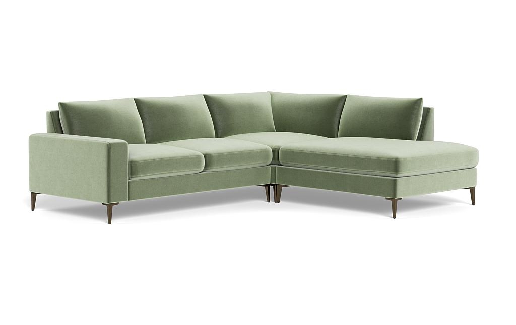 Saylor Wide Arm 3-Seat Right Bumper Sectional - Image 1